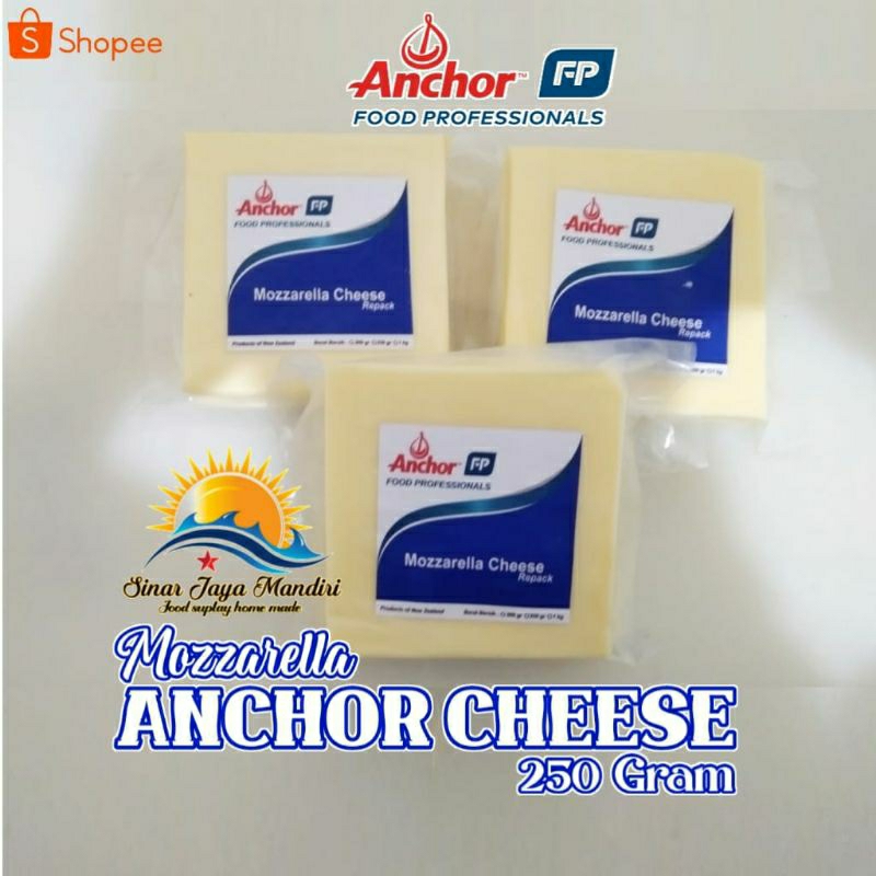 

Mozzarella Anchor 250 Gram Repack Murah Import