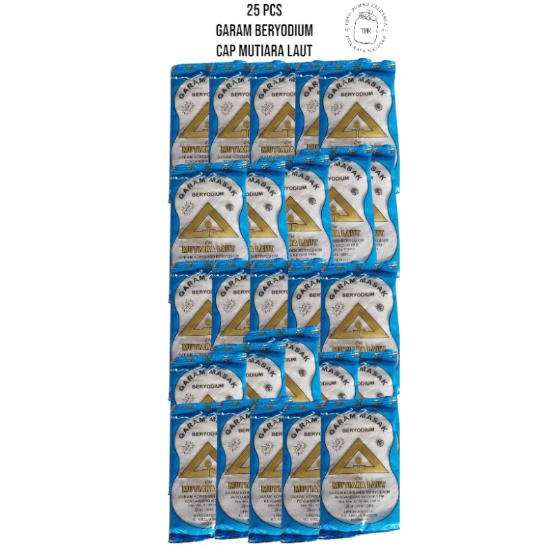 

Beli Garam 25 Pcs Cap Mutiara Laut Beryodium Sea Salt Dapur Meja Masakan