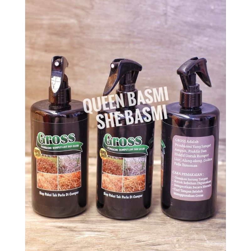 Gross pembasmi rumput liar, alang-alang, gulma, racun rumput liar