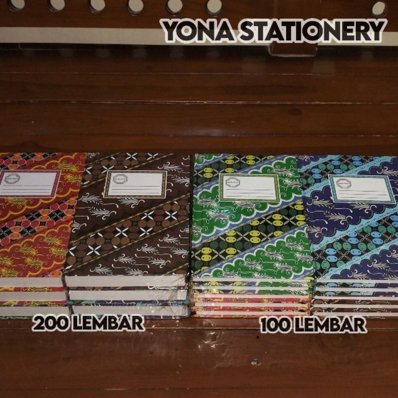 

HJK Buku Oktavo Kuramas Hardcover (Buku Kecil) Motif Batik Isi 100 Lembar (10 Pcs) & 200 Lembar (6