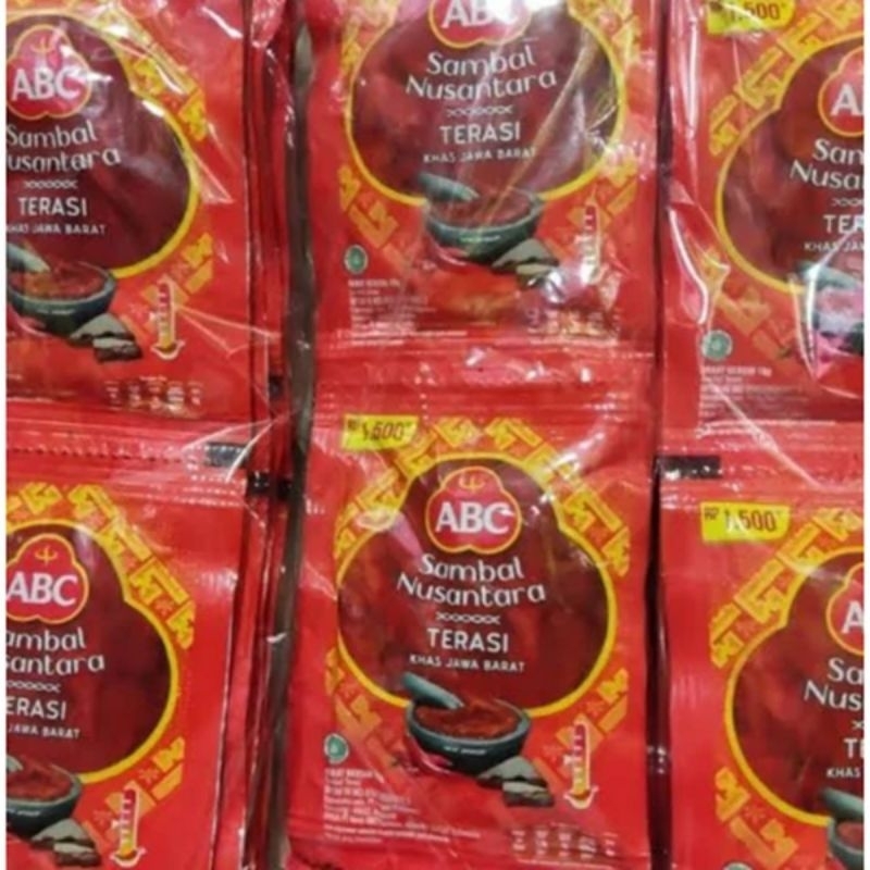 

Sambal ABC Nusantara TERASI khas Jawa barat isi 10 sachet