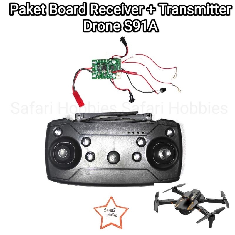 Paket Transmitter + Board Receiver Drone S91A