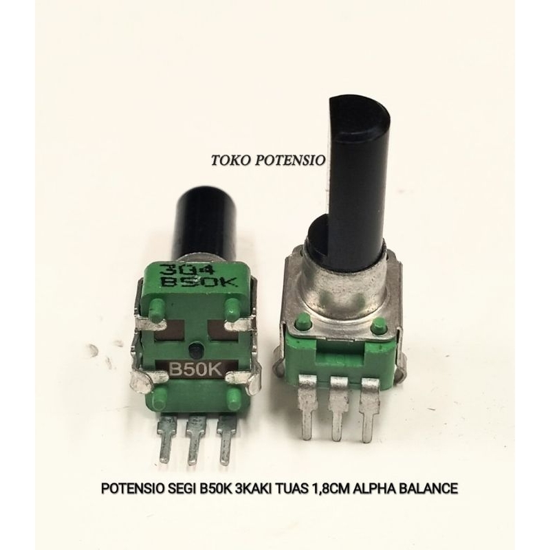 POTENSIO ALPHA B50K BALANCE 3KAKI MONO