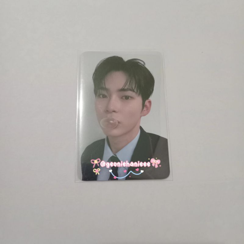 photocard hanbin zerobaseone ktwon4u digipack // pc sung hanbin zb1 bubblegum