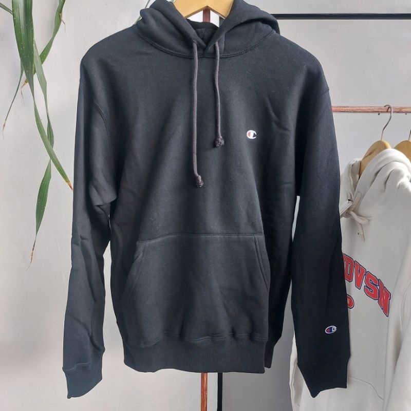 hoodie champion small logo black , new bnwt bnip