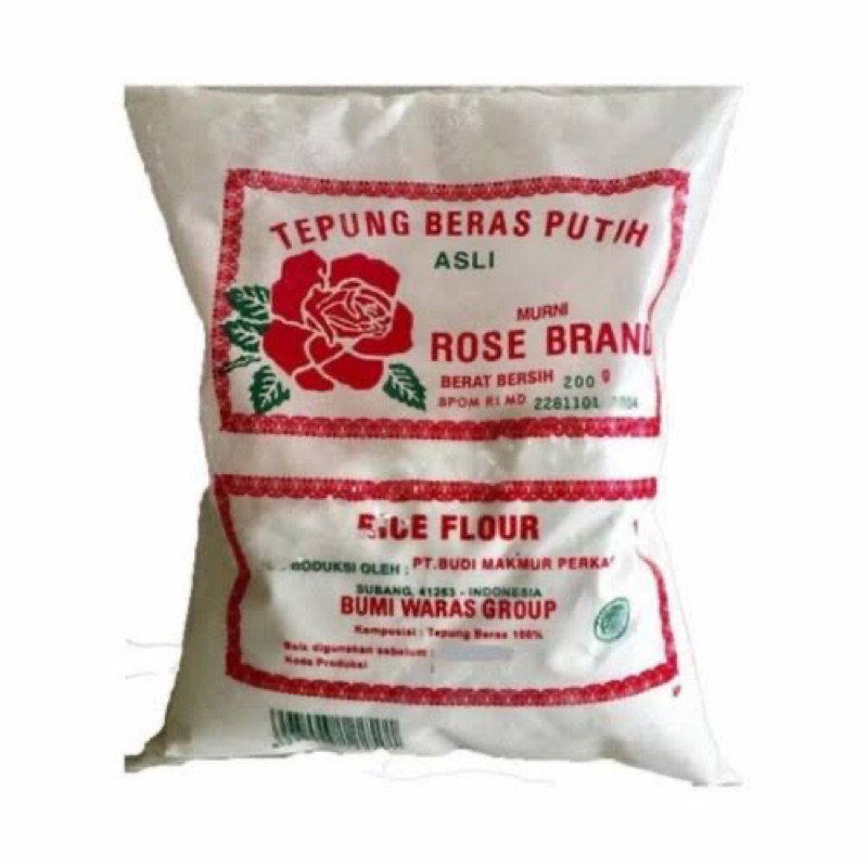 

Tepung Beras putih RoseBrand 200gr