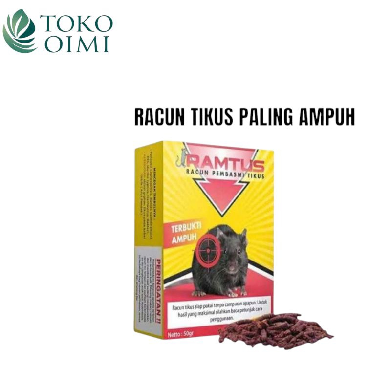 Racun Tikus Ramtus / Pembasmi Koloni Tikus Ampuh