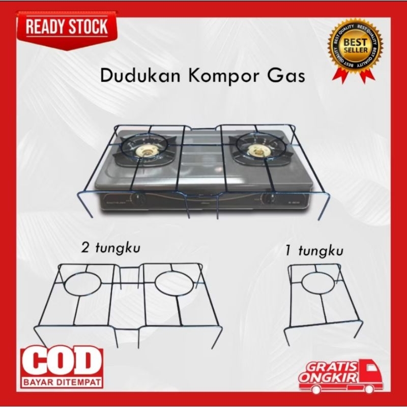 DUDUKAN KOMPOR GAS Rangka besi kuat / Tatakan kompor besi Tumpu kompor gass