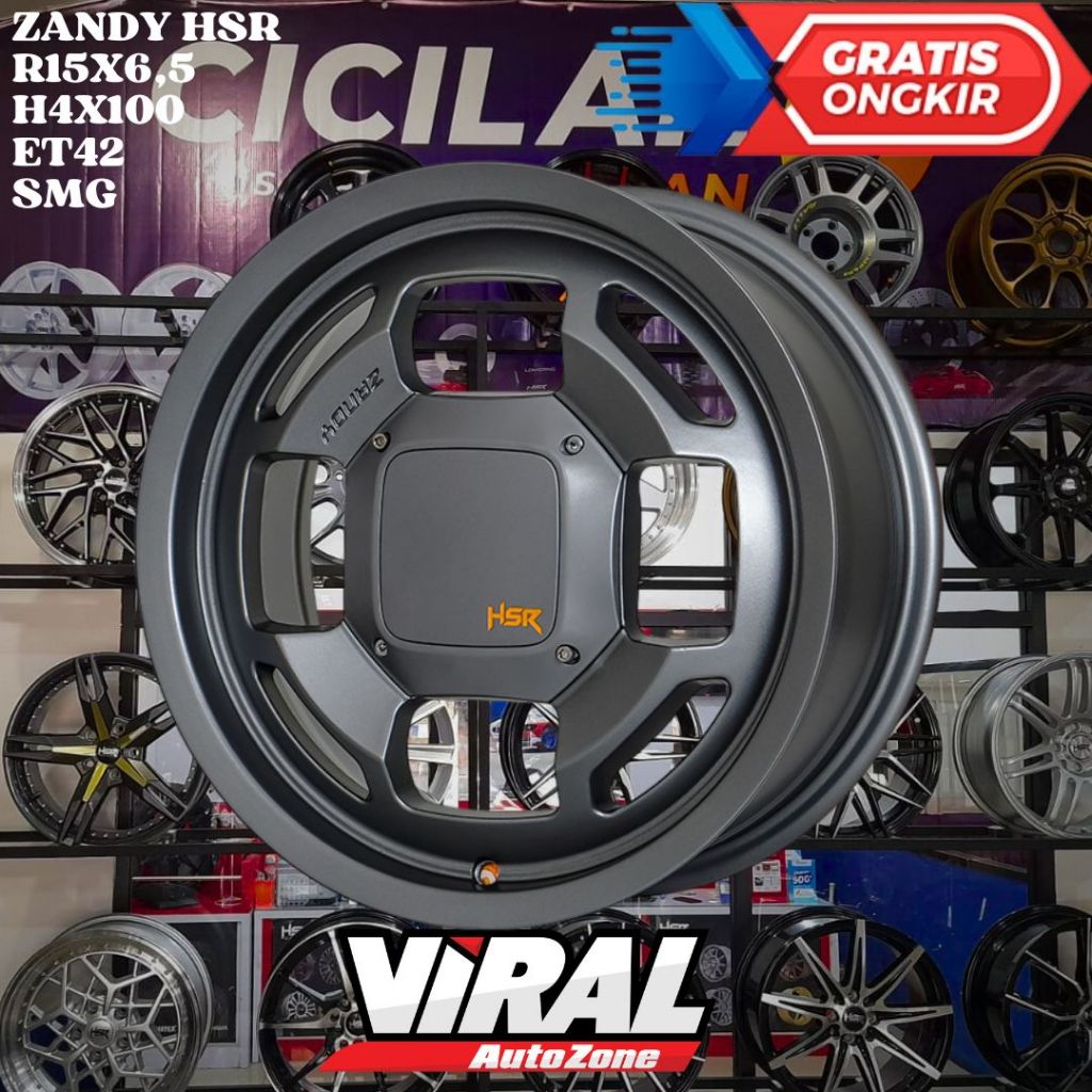 Velg Mobil ETIOS , SIRION , AVEGA , MOBILIO , HSR ZANDY RING 15 R15 MURAH
