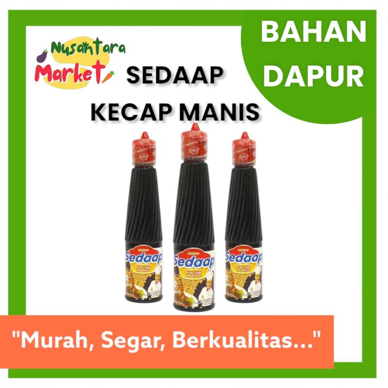 

KECAP MANIS SEDAAP BOTOL | 135GR | NUSANTARA MARKET