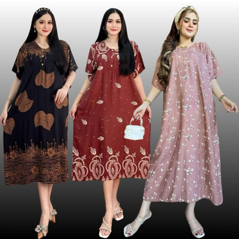 PAKET USAHA DASTER JUMBO BAHAN RAYON ADEM LD 130 CM