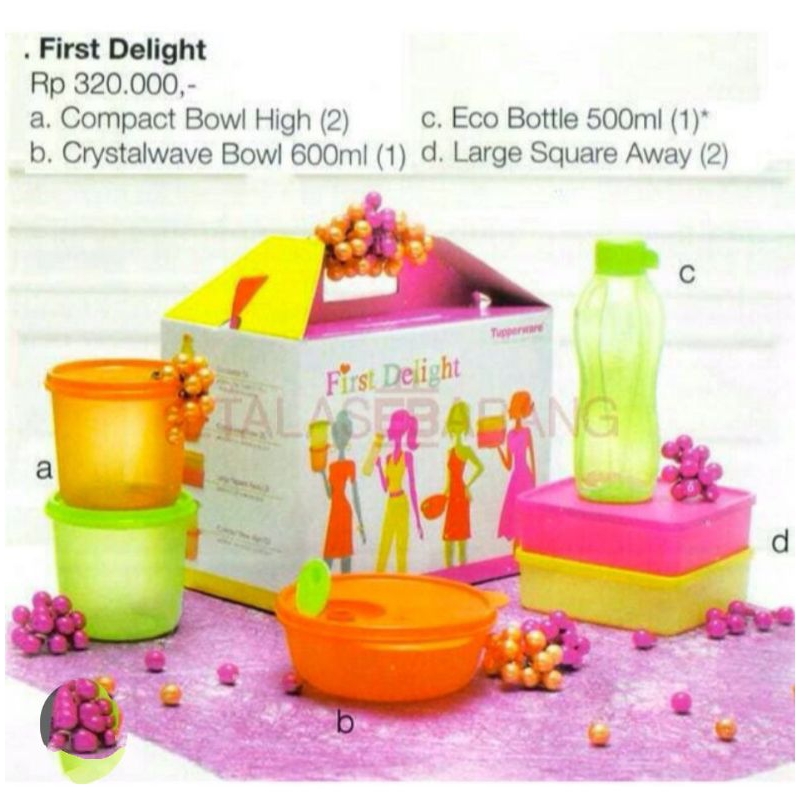 Tempat makan  Lengkap Tupperware