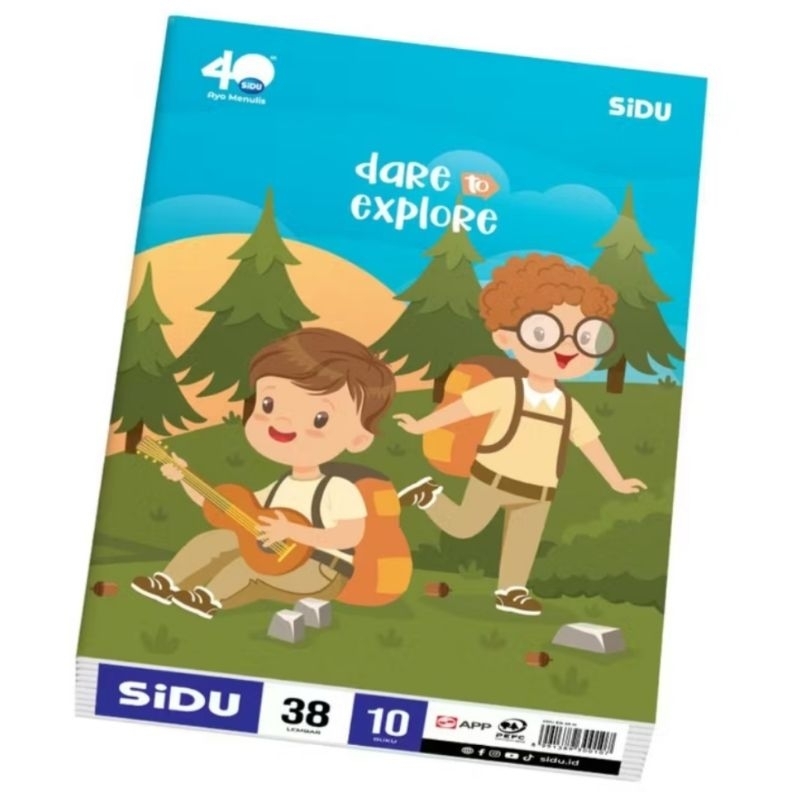 

bib Buku Tulis SIDU 38 Lembar Murah / Buku SIDU 38/1pak Isi 10 Buku