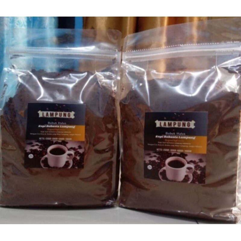 

Kopi Bubuk Halus Robusta Lampung Kopi Bubuk Halus (1kg)