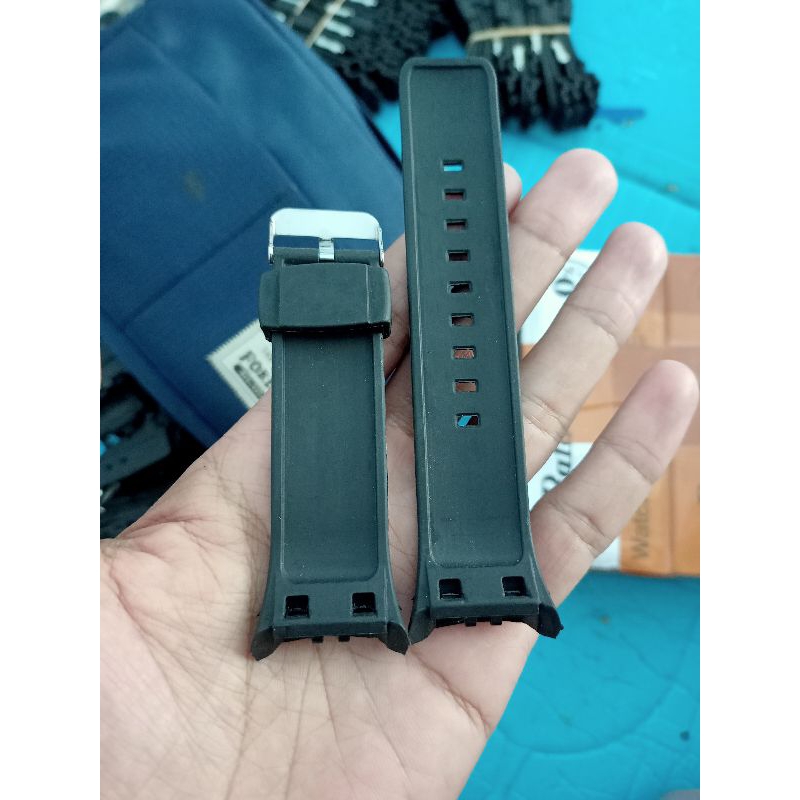 Strap tali jam karet rubber alternatif Consina 2821 rubber strap original