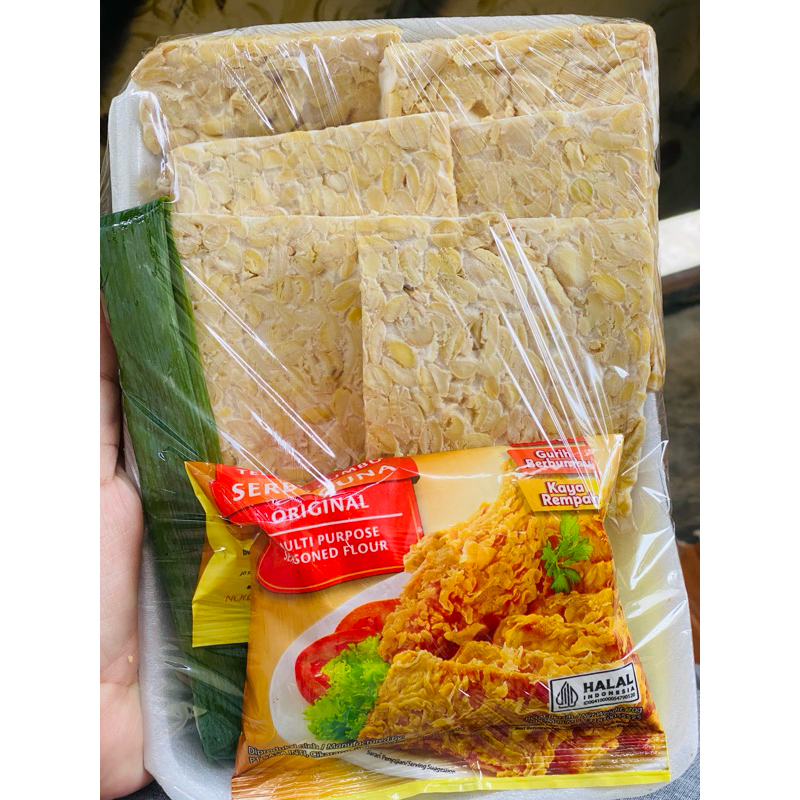 

sayur pack tempe mendoan isi 6 pcs tinggal goreng