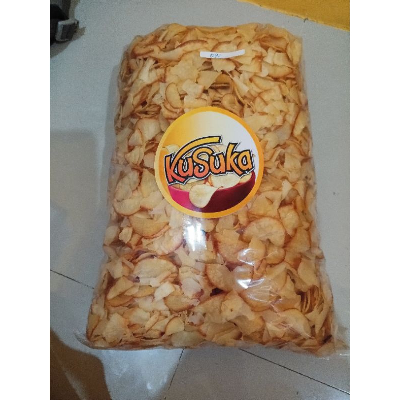

Keripik patahan Kusuka rasa Baberque 1 kg
