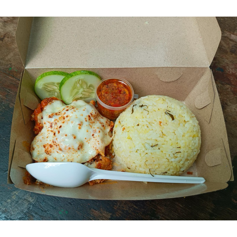 ayam geprek mozarella