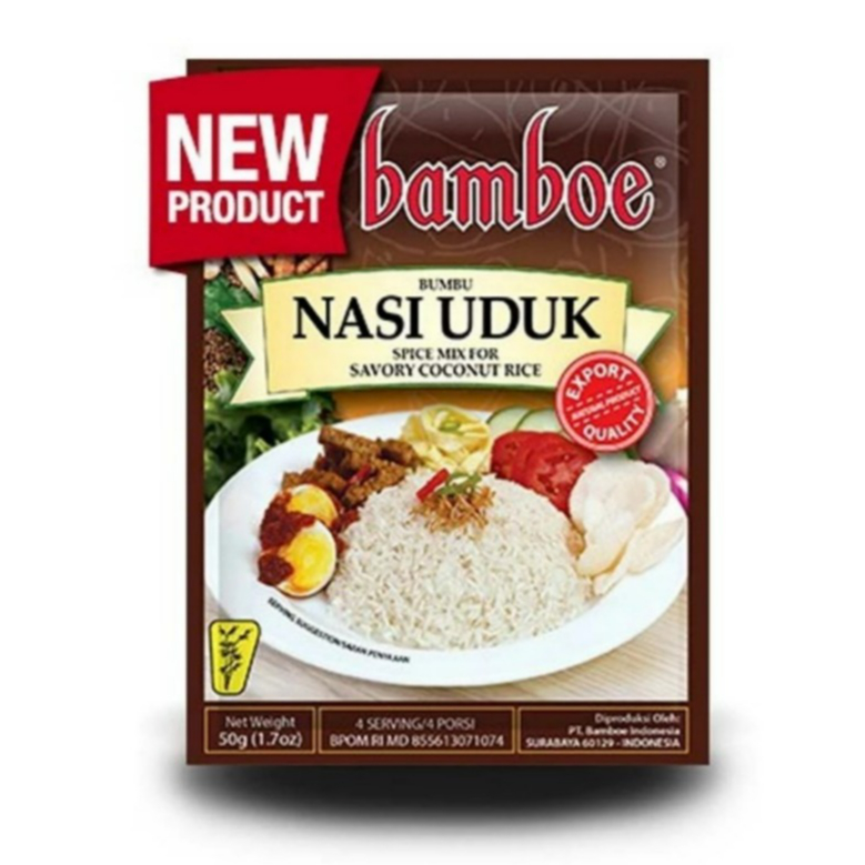 

Bamboe Bumbu Nasi Uduk 50g - Bumbu Instan Siap Saji