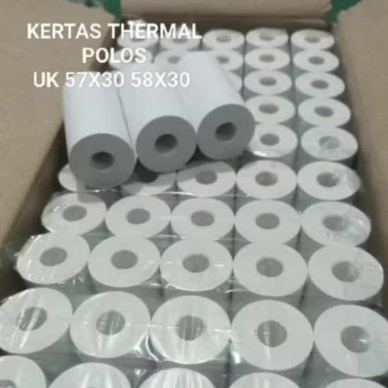 

kertas thermal printer bluetooth 58mm ukuran 58x31mm isi 10 rol