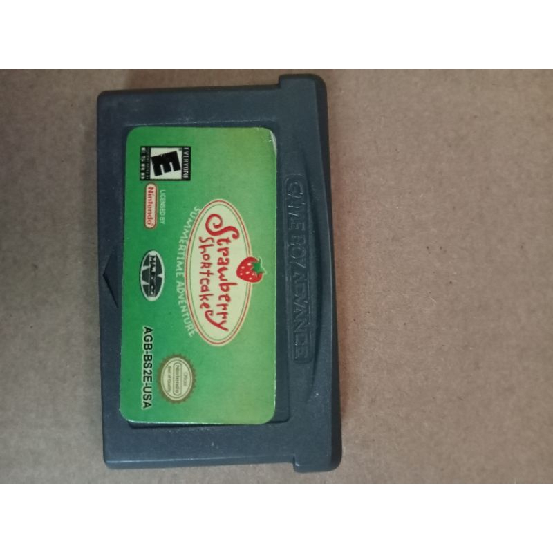 KASET GAMEBOY GBA STRAWBERRY