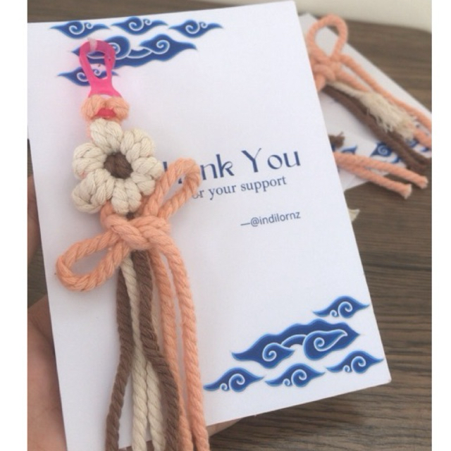 SOUVENIR RESIGN KANTOR GANTUNGAN KUNCI MACRAME SUN FLOWER | KENANG-KENANGAN PERPISAHAN KERJA | GIFT 