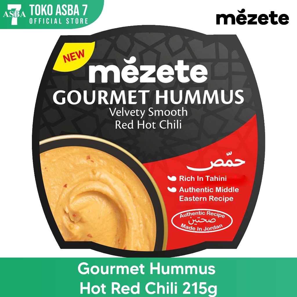 

MEZETE HUMMUS RED CHILI 215GR