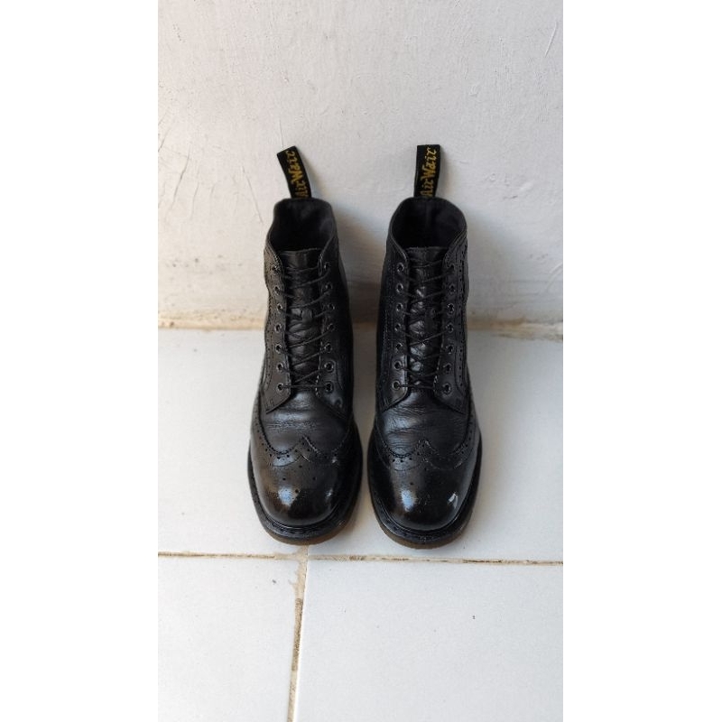 dr martens wingtip high fitzroy size 43 original docmart preloved