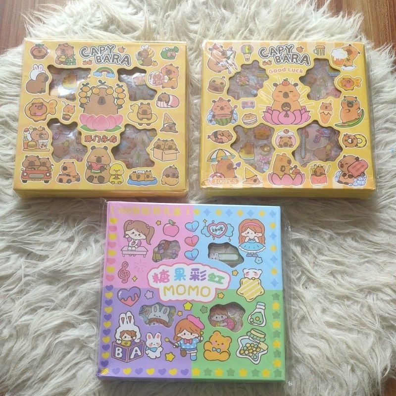 

Stiker 2D Box CAPYBARA/MOMO Rainbow/Anne EE101