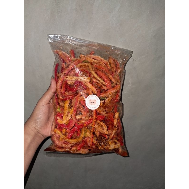 

kerupuk beton basreng seblak mix