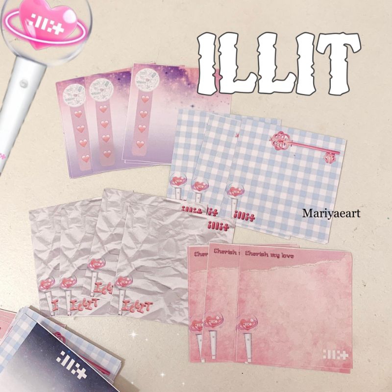

Mariyaeart - Illit Memo Sheet | treasure memopad kpop buku korea jurnal kpop | stickynote kpop | memopad korean | journaling korean | cute memopad girly pinky memo murah
