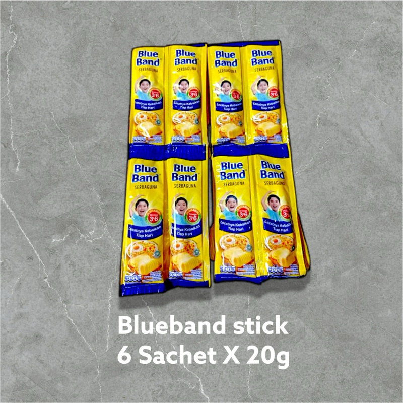 

Blueband Renceng Serbaguna Sachet 20gr (isi 6Sachet)