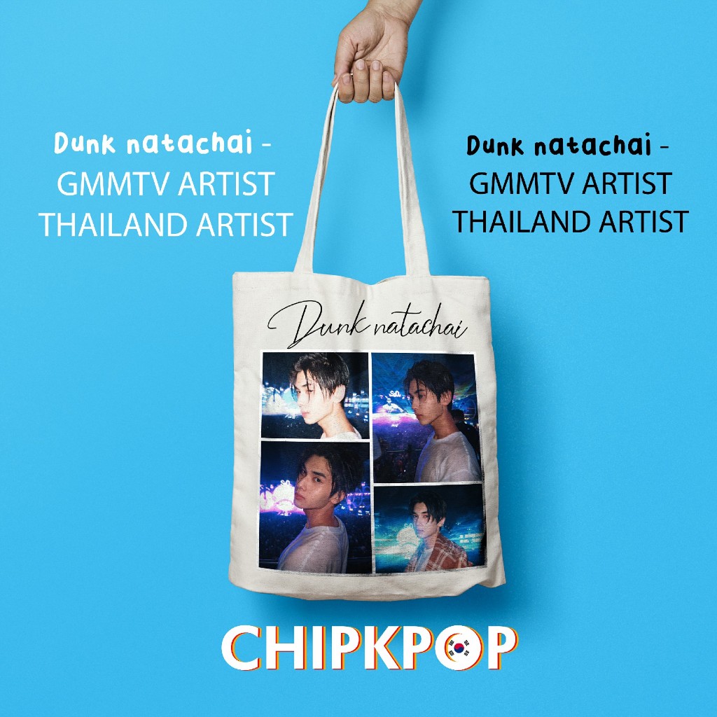 [PAKET SET] TOTEBAG DUNK GMMTV I DUNK NATACHAI I TOTEBAG THAILAND I TOTEBAG MURAH I TOTEBAG POLOS I 
