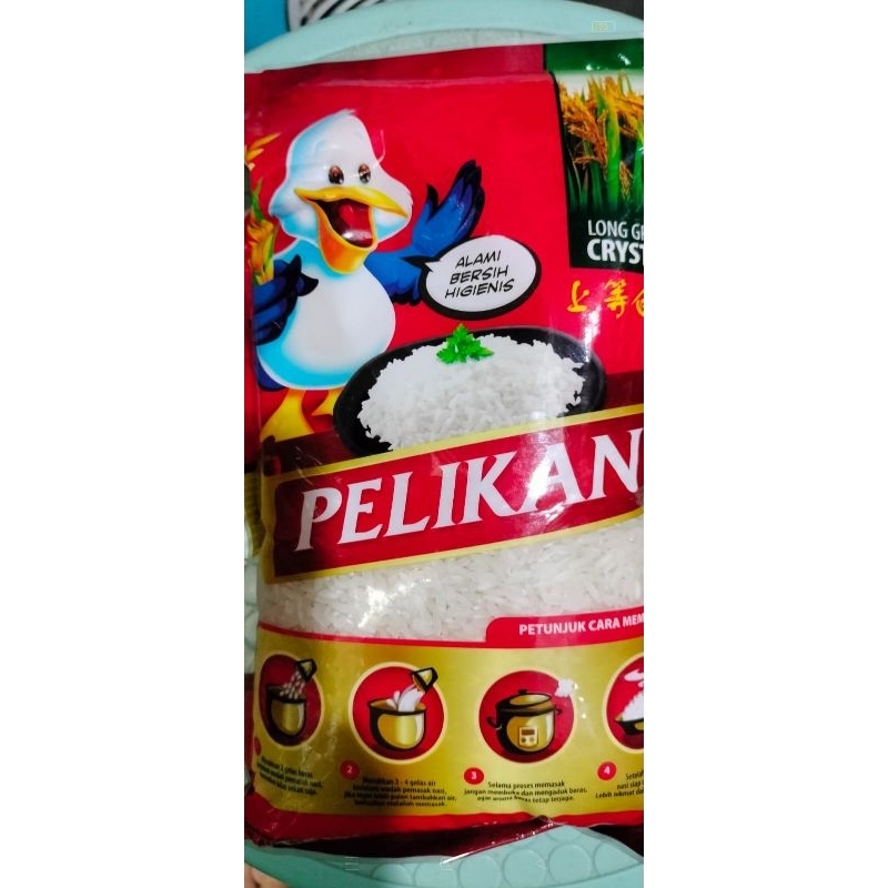 

Beras Pelikan 1kg 5pcs