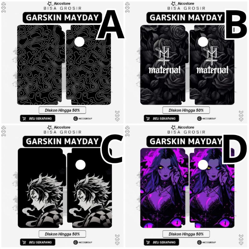 

Stiker Garskin MAYDAIY Ultraa Gambar Bisa Custom Dan Anti Air
