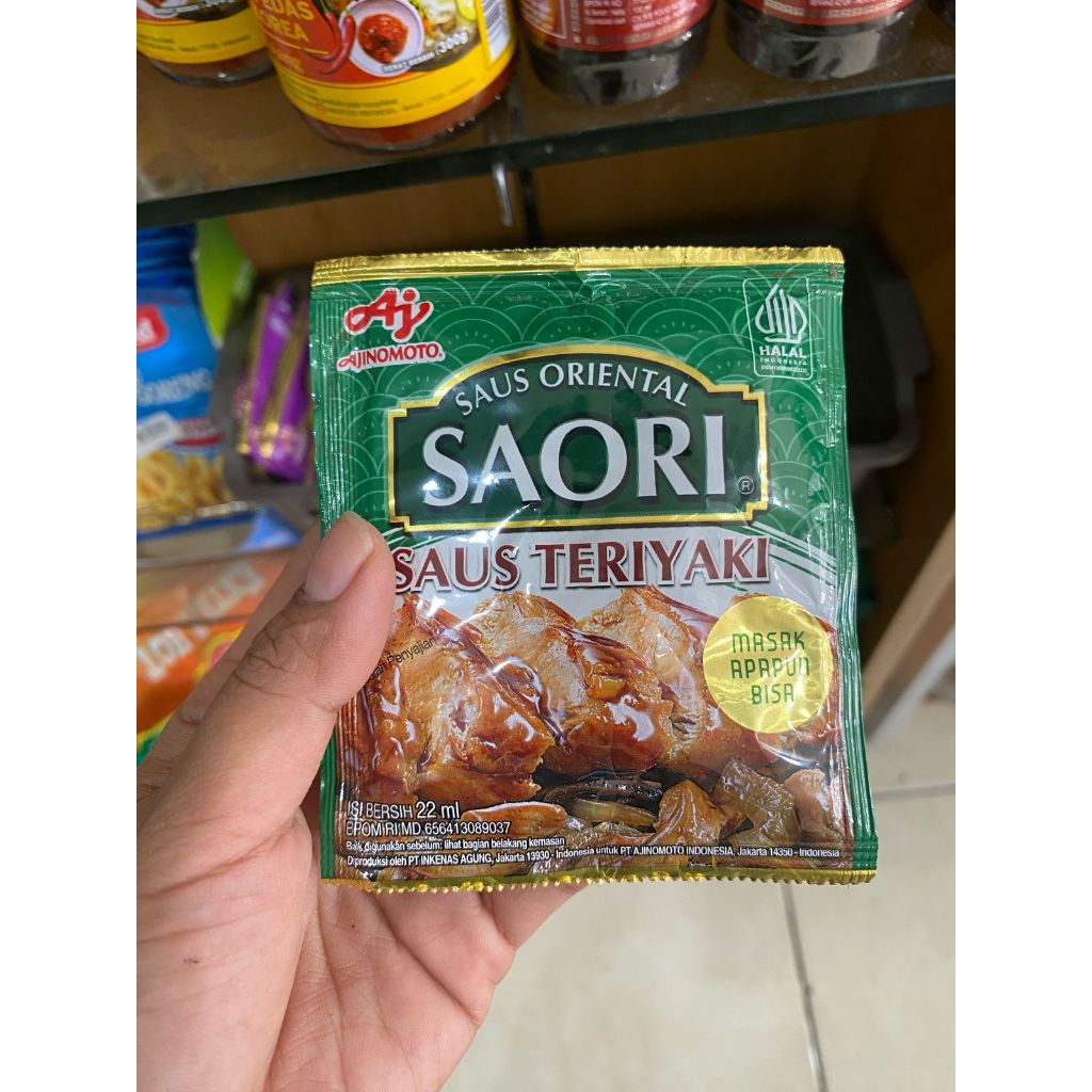 

Saori Saus Teriyaki & bulgogi sachet 22ml - 25ml