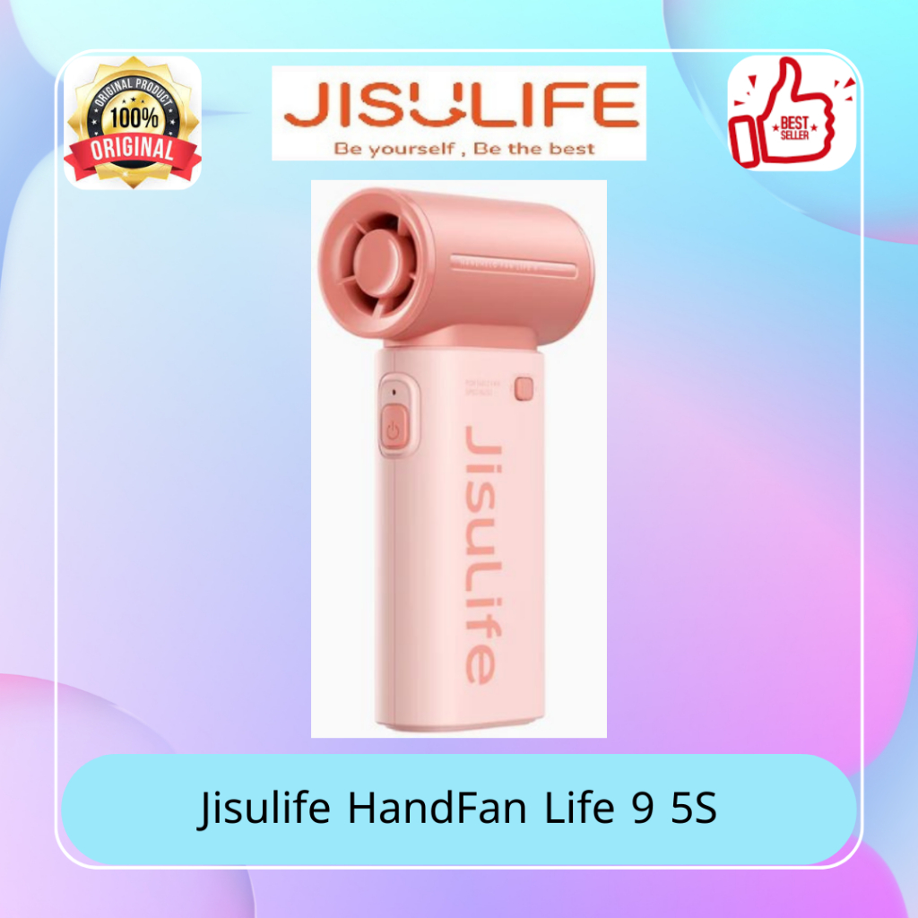 Kipas Angin Mini Jisulife Handfan Life 9 5S | Mini Fan | Kipas Angin Portable | Kipas Angin Kecil | 