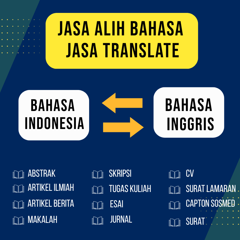 Free Revisi Jasa Translate/Jasa Penerjemah Inggris-Indonesia Artikel Ilmiah, Abstrak, Jurnal