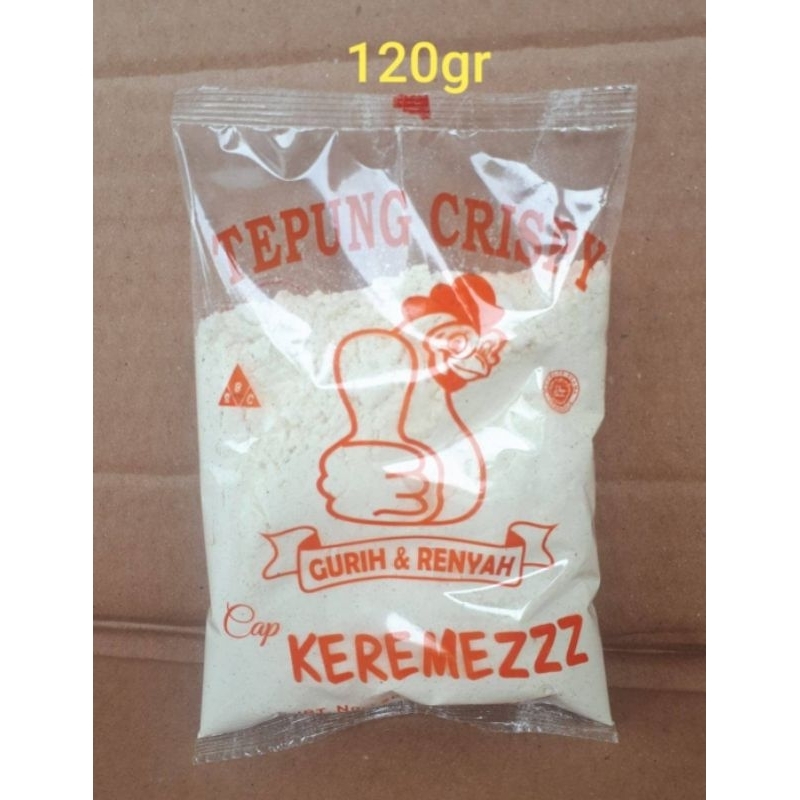 

Tepung Crispy cap keremezzz 120gr /1pcs