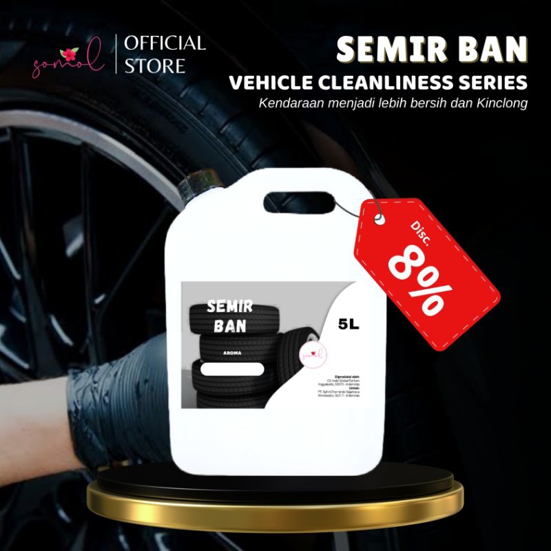 SOMOL SEMIR BAN 5LITER - SEMIR BAN / PENGKILAP BAN