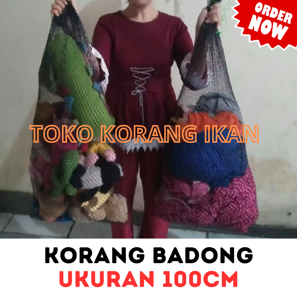 Korang Ikan/Koja Ikan Pancing Kuat/Keramba Ikan Siap Pakai 100cm