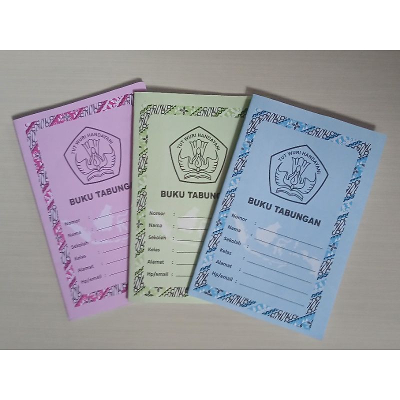 

Buku Tabungan anak sekolah (10 pcs)