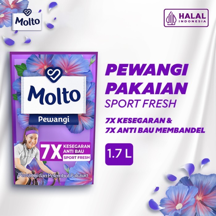 Molto Pewangi Pakaian Sport Fresh 1,7 Liter