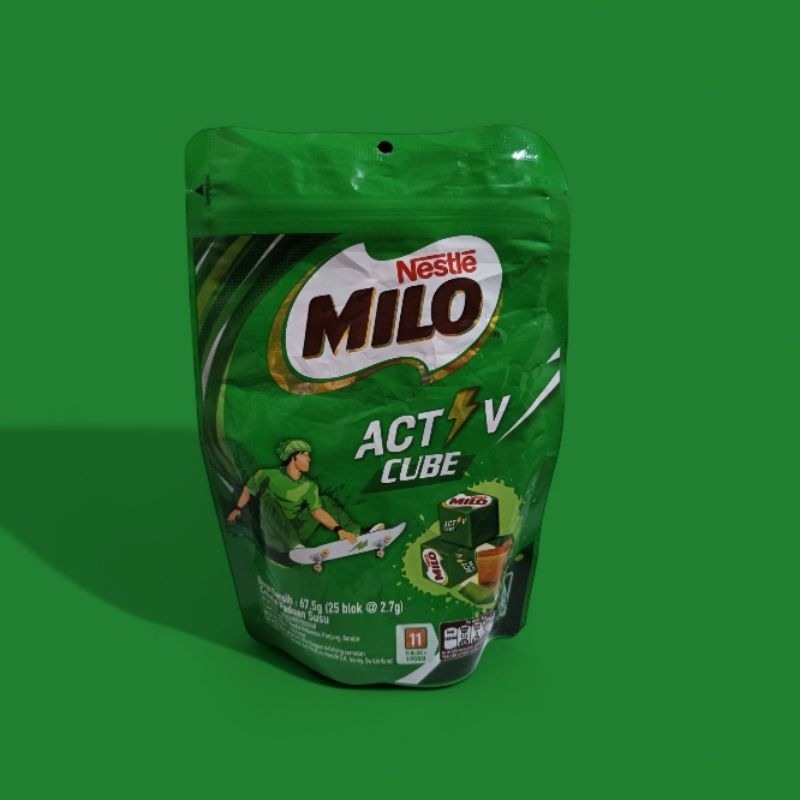 

Nestle Milo ACT Cube kemasan 67,5g isi 25 cube