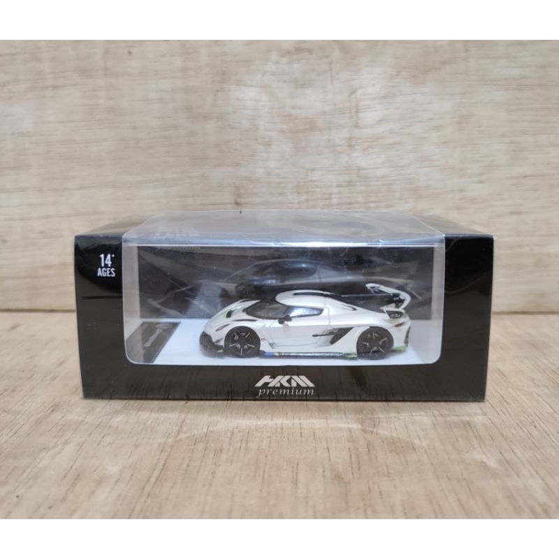 HKM Premium 1:64 Koenigsegg Jesko white first edition