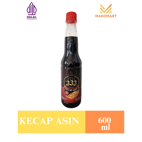 

Kecap Asin Cap 333 – Botol 135ml / 600ml | Bumbu Masakan Gurih, Tumisan & Marinasi