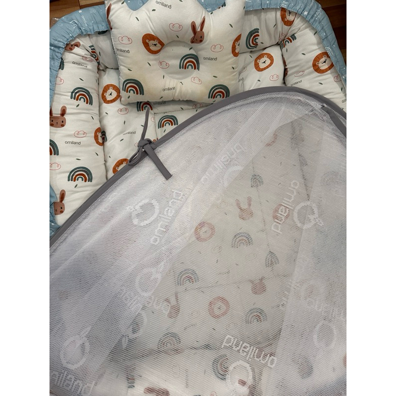 (PRELOVED) Omiland Kasur Bayi Serut - Kasur Kelambu Bayi Serut Bantal