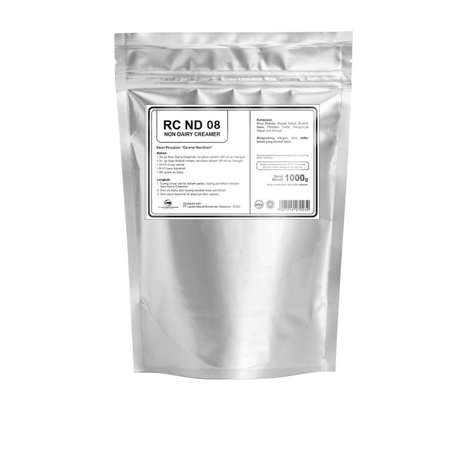 

Rich Creame Non Dairy Creamer LNK Kemasan Bulk 1 Kg 08