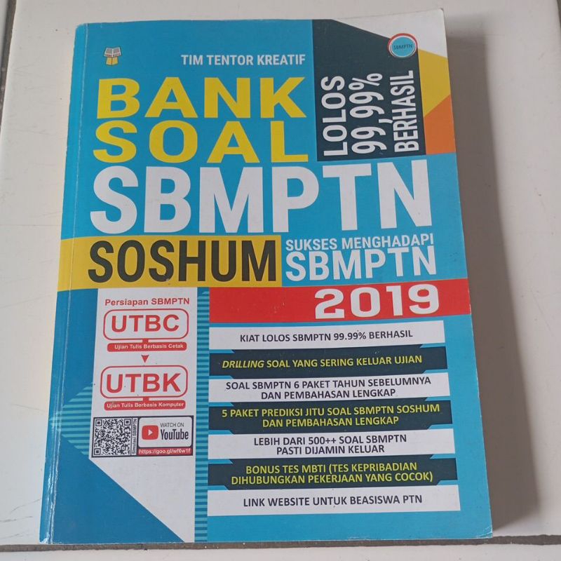 Bank soal SBMPTN SOSHUM sukses menghadapi SBMPTN 2019