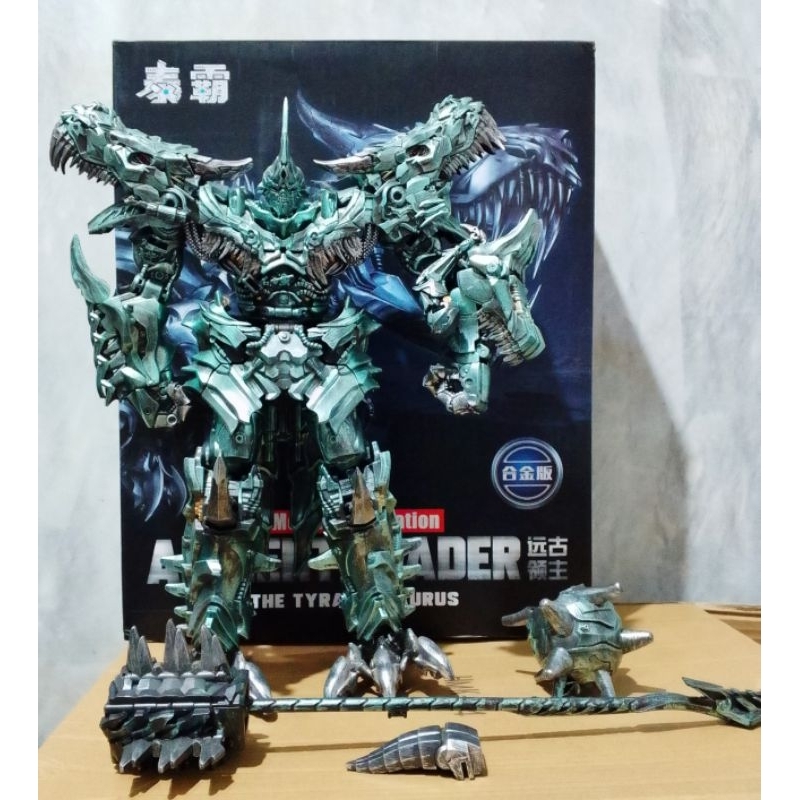 Transformers BMB Grimlock Ls-05 with Optimus Mtst-00A M.Ultra Maxmas
